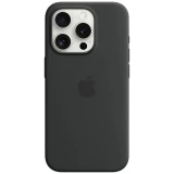 Apple Silicon Case MagSafe stražnji poklopac za mobilni telefon Apple iPhone 15 Pro crna