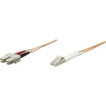 Staklena vlakna Svjetlovodi Priključni kabel [1x Muški konektor LC - 1x Muški konektor SC] 62,5/125 µ Multimode OM1 1 m In