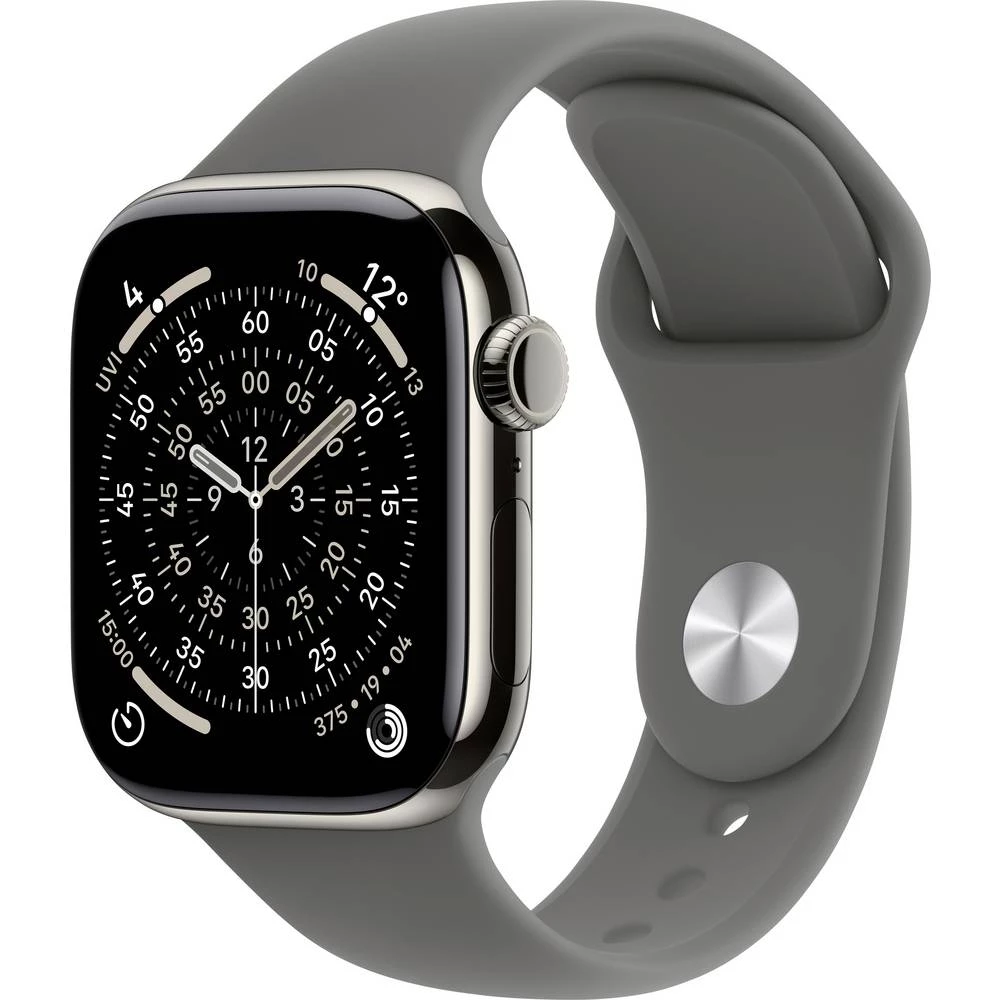 Apple Watch Series 11 GPS + Cellular 42 mm kućište od titana sportska narukvica kameno siva m/l slika