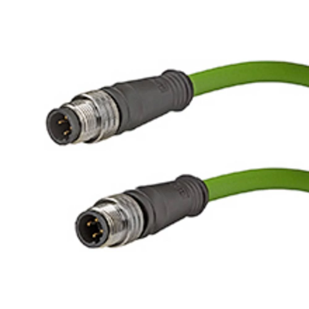 Molex 1201080248 Micro-Change (M12) Double-Ended Cordset, 4 Poles, Male (Straight) to Male (Straight), 22 AWG, Shielded PU slika