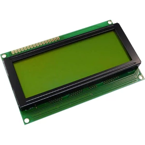 Display Elektronik LCD zaslon žuto-zelena 20 x 4 piksel (Š x V x d) 98 x 60 x 11.6 mm slika