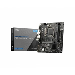 MSI MB PRO H610M-B DDR4 matična ploča Baza Intel® 1700 Faktor oblika (detalji) Micro-ATX Set čipova matične ploče Intel® H610 slika