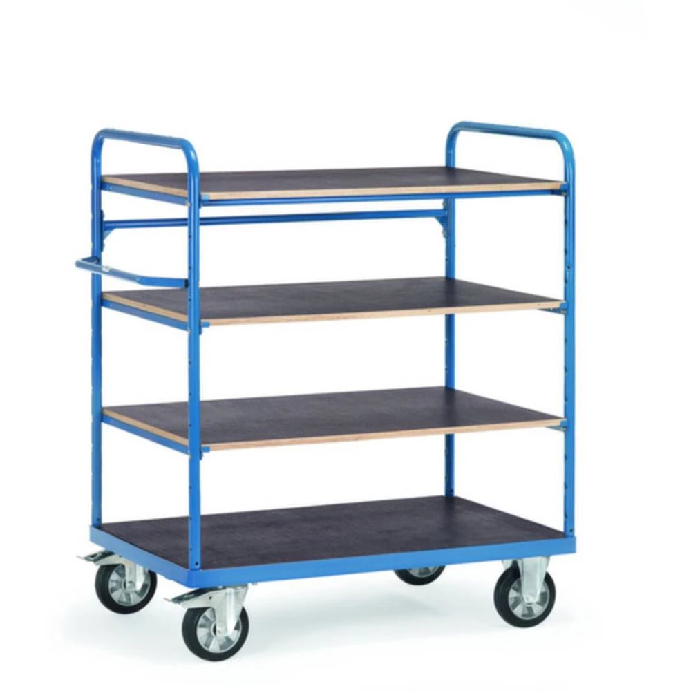 Fetra Hauptartikel 18202 etažna kolica čelik obložen s prahom Opterećenje (maks.): 1200 kg briljantno-plava (RAL 5007) b slika