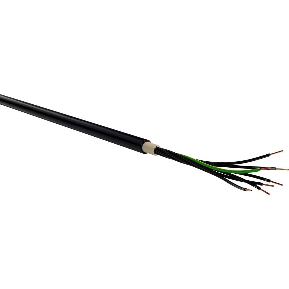 VER NYY-J 7x 1,5RE Eca Tr500 energetski vod NYY-J 7 x 1.50 mm² crna 500 m slika