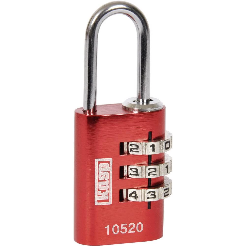 Kasp K10520REDD lokot 20 mm crvena zaključavanje s kombinacijom brojeva slika