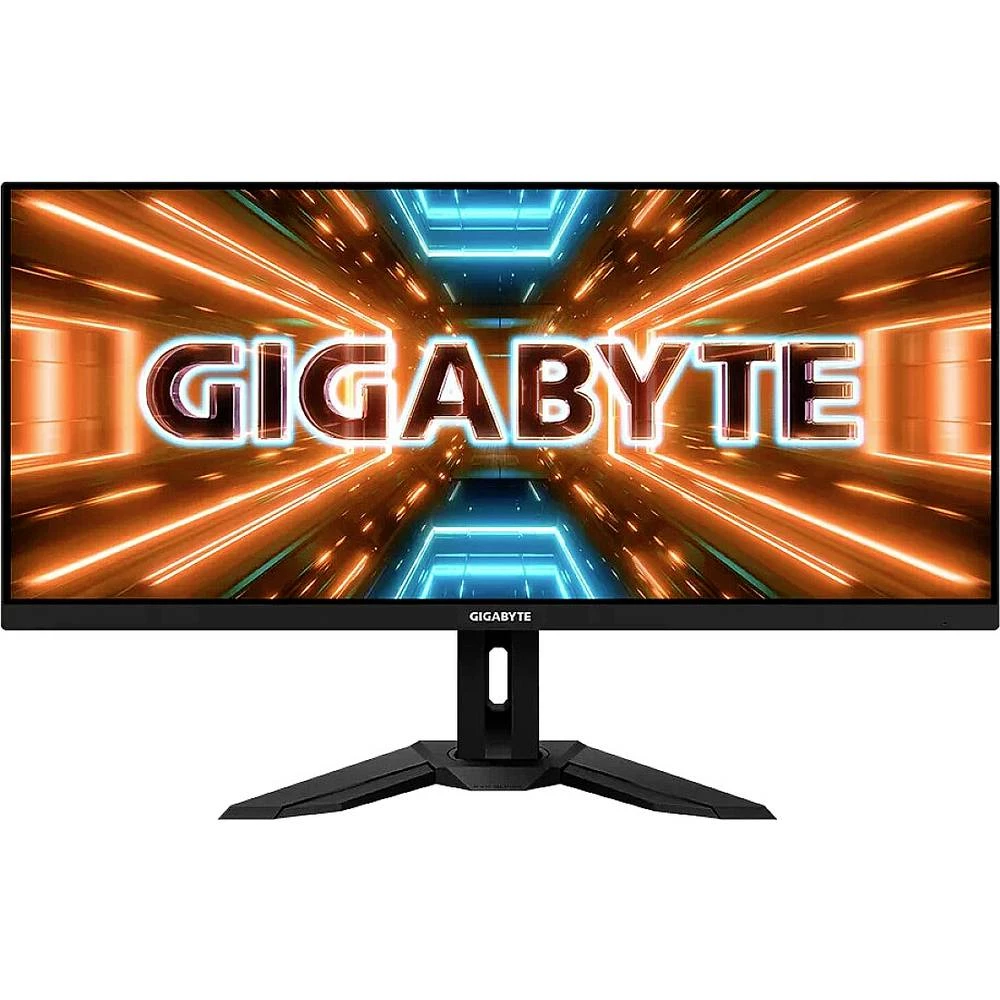 Gigabyte M34WQ LED zaslon 86.4 cm (34 palac) Energetska učinkovitost 2021 G (A - G) 3440 x 1440 piksel UWQHD 1 ms USB 3.2 gen. 1 (USB 3.0), HDMI™, DisplayPort, USB-C® IPS LED slika