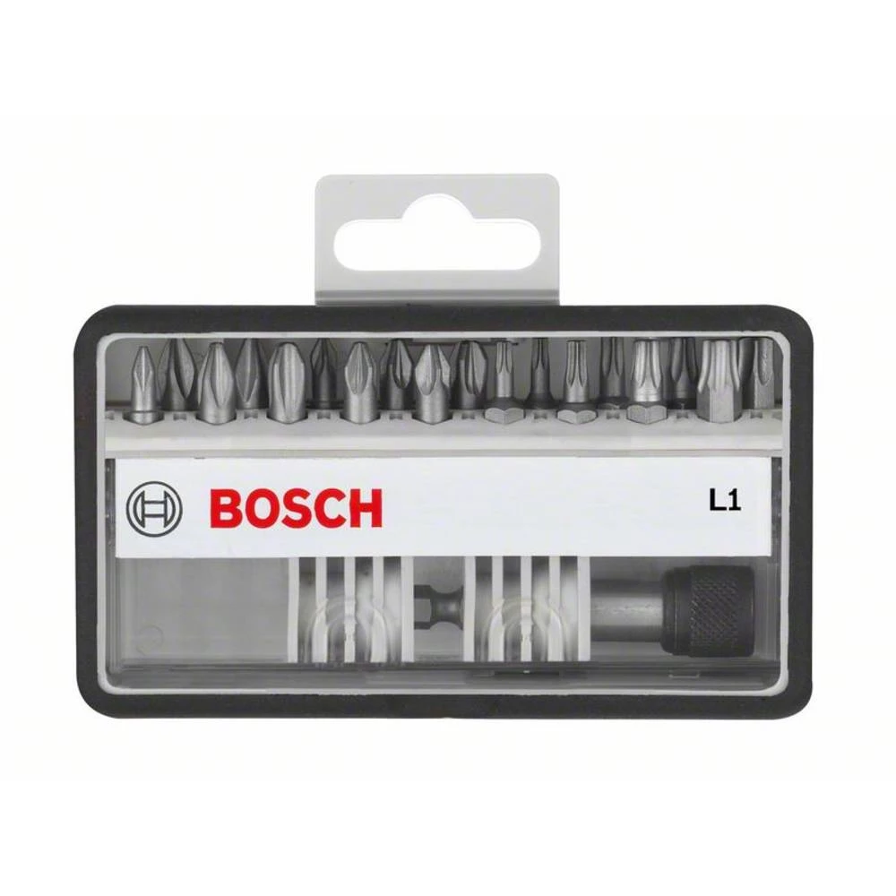 Bit komplet 19-dijelni Bosch Accessories Robust Line 2607002569 Unutarnji četverokutni (Robertson) slika