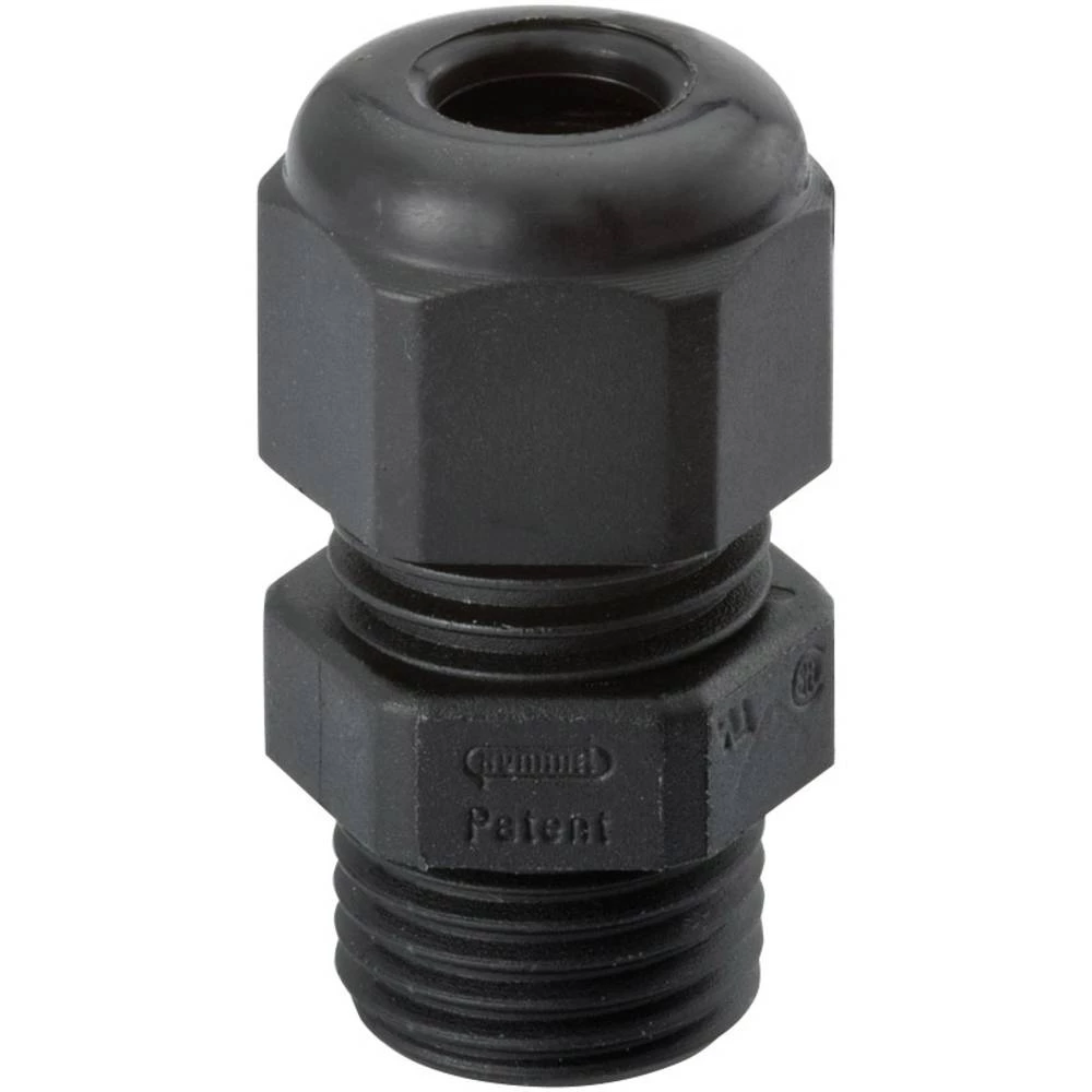 Hummel 1.209.0701.15 kabelska uvodnica  PG7  poliamid intenzivna crna (RAL 9005) 50 St. slika