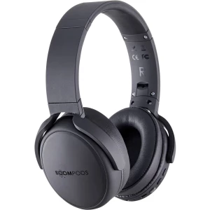 Bluetooth® over ear slušalice Boompods Headpods ANC preko ušiju kontrola glasnoće, poništavanje buke crna slika