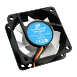 Cooltek Silent Fan 60 ventilator za PC kućište crna, bijela (Š x V x D) 60 x 25 x 60 mm