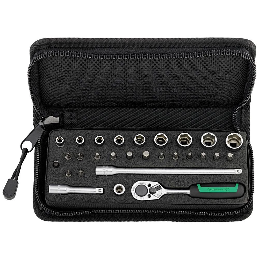 Stahlwille 40/24/4 SCI komplet nasadnih ključeva  1/4'' 28-dijelni 96010128 slika