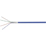 Mrežni kabel CAT 5e F/UTP 4 x 2 x 0.12 mm² Plava boja Goobay 93265 100 m