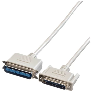ROLINE kabel za paralelni pisač DB25 ST - Centr.36 ST, sivi, 4,5 m Roline paralelno sučelje kabel  4.50 m siva slika
