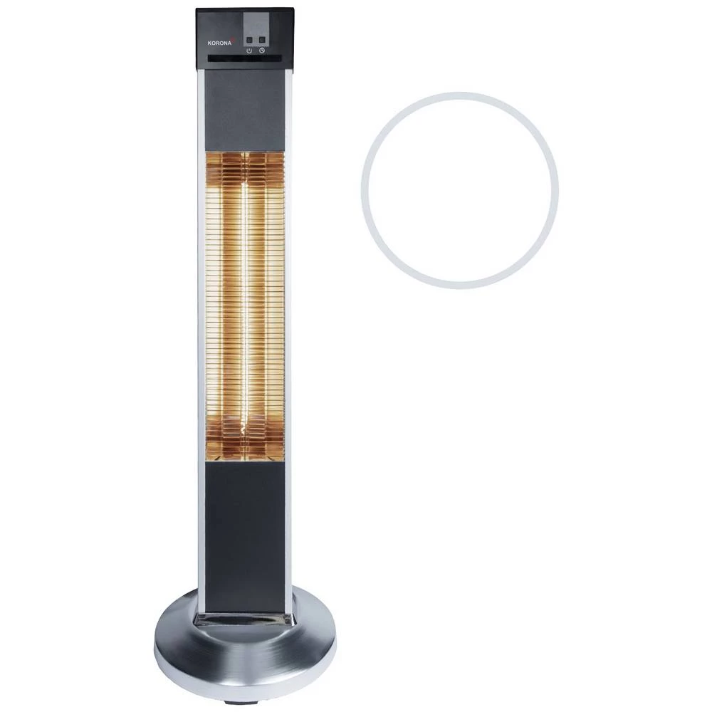 Korona 60000 ventilator-stup   srebrno-crna slika