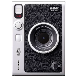 Fujifilm Instax Mini EVO EX D USB-C instant kamera crna Bluetooth, ugrađena baterija, s ugrađenom bljeskalicom slika