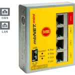 Industrijski ruter USB, LAN MB Connect Line GmbH Broj ulaza: 2 x Broj izlaza: 2 x 24 V/DC