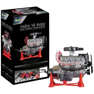 Revell Visible V-8 Engine Motor 00460 komplet za sastavljanje iznad 10 godina slika