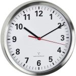 Radijski Zidni sat TFA 60.3529.02 22 cm x 4.5 cm Aluminij boja Tihi rad, Funkcija uštede energije