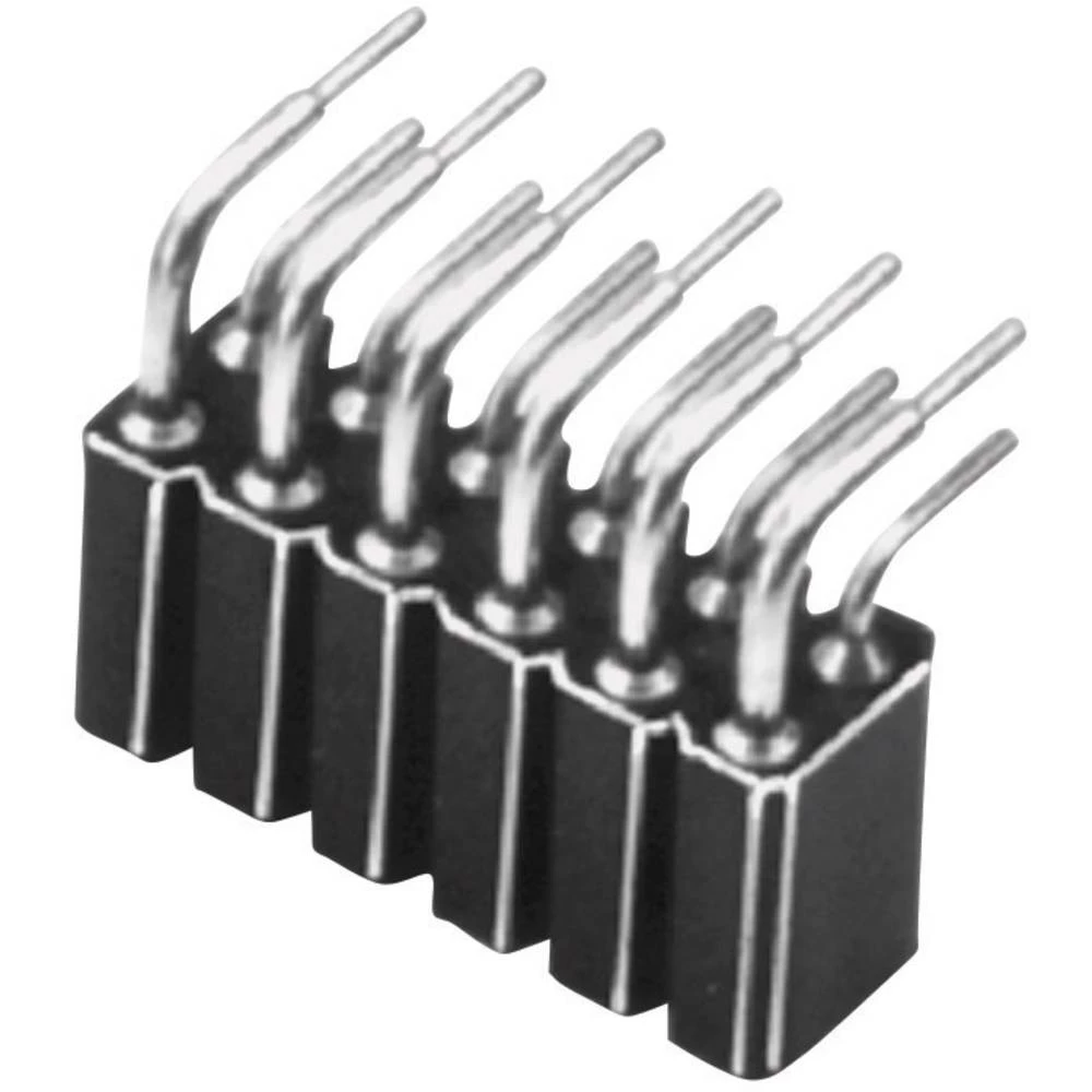 W & P Products precizna letva sa ženskim kontaktima Broj redova: 2 Broj polova po redu: 2 154-004-2-50-00 1 St. slika