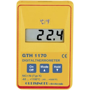 Greisinger GTH 1170 Mjerač temperature Kalibriran po DAkkS -65 Do +1150 °C Tip tipala K slika