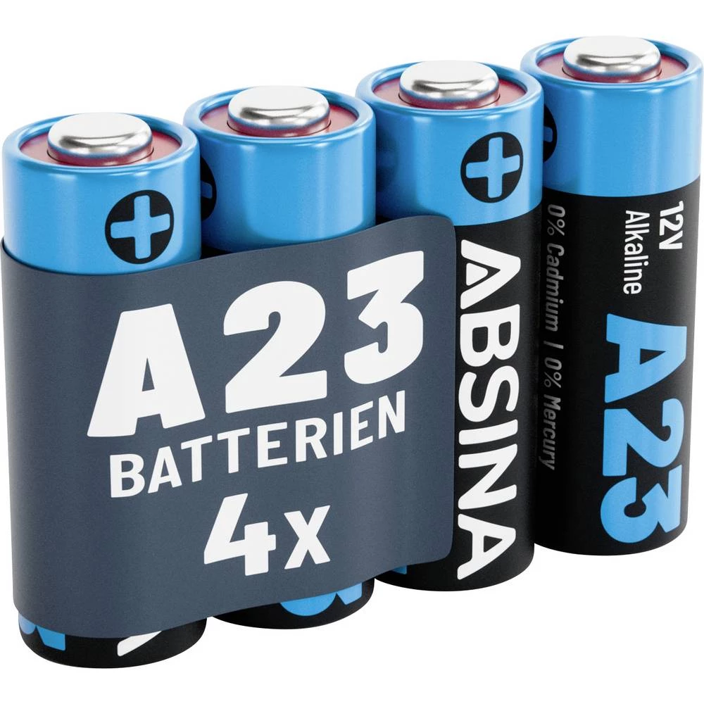 Absina specijalne baterije 23 A alkalno-manganov 12 V 55 4 kom. slika