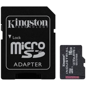 Kingston Industrial microsdhc kartica 16 GB Class 10 UHS-I uklj. sd-adapter slika
