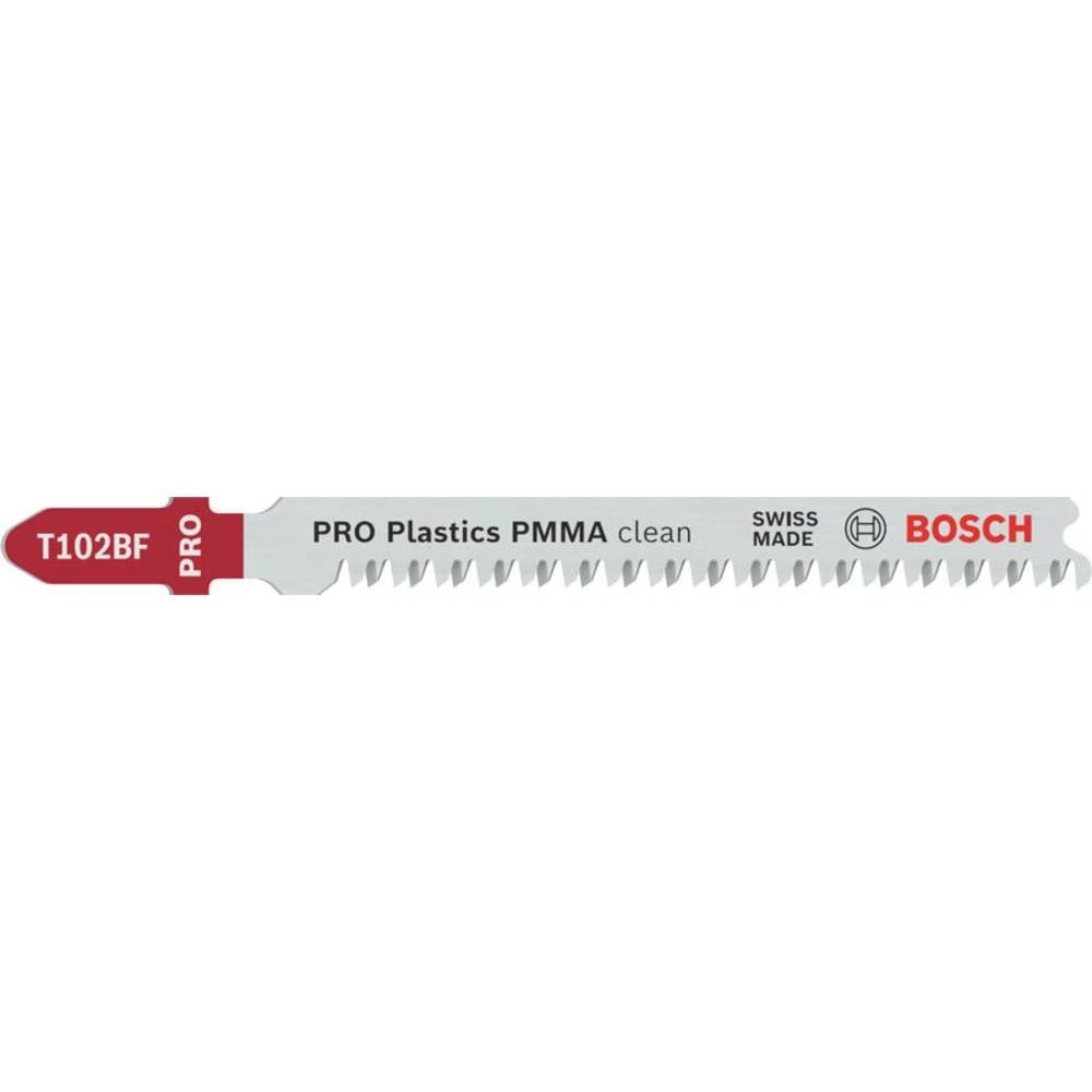 Bosch Professional 2608655102 PRO Plastics PMMA clean T102BF list ubodne pile, 92 mm, 2-dijelni. 2 St. slika