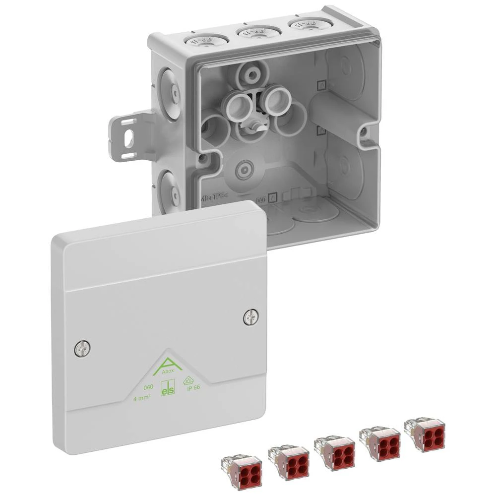 Spelsberg 80442101 razvodna kutija (D x Š x V) 102 x 102 x 57 mm siva IP66 1 St. slika