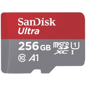 SanDisk microSDXC Ultra 256GB (A1/UHS-I/Cl.10/150MB/s) + Adapter ''Mobile'' microsdxc kartica 256 GB A1 Application Performance Class, UHS-Class 1 slika