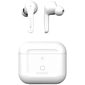RYGHT LAEKA ANC In Ear Headset Bluetooth® stereo bijela poništavanje buke slušalice s mikrofonom, kutija za punjenje, kontrola na dodir slika