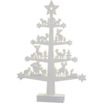 Hellum 522037 Božićno drvce sa šumskim životinjama Toplo-bijela LED Bijela
