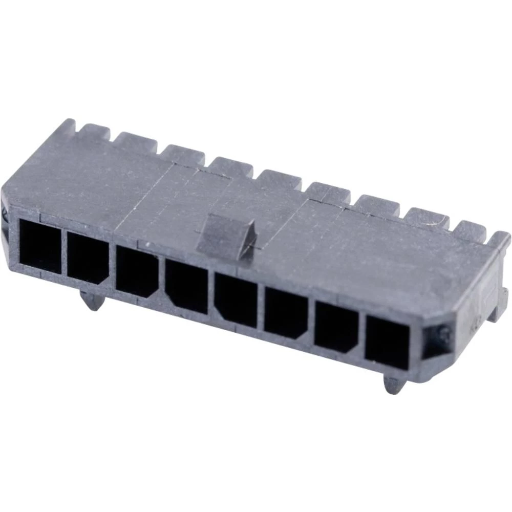 Molex ugradna standardna letva s muškim kontaktima  Ukupan broj polova 8 Raster: 3 mm 436500800 1 St. Tray slika
