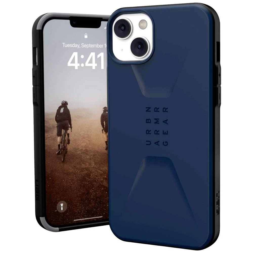 Urban Armor Gear Civilian Pogodno za model mobilnog telefona: iPhone 14 Plus, plava boja Urban Armor Gear Civilian case Apple iPhone 14 Plus plava boja slika
