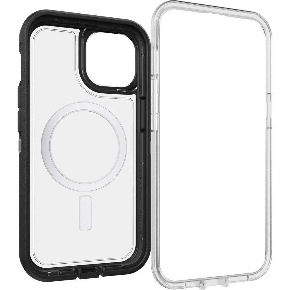 Otterbox Defender XT Pogodno za model mobilnog telefona: iPhone 14, iPhone 13, prozirna, crna Otterbox Defender XT etui Apple iPhone 14, iPhone 13 prozirna, crna slika