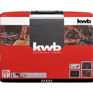 kwb 370660 kovčeg za alat, opremljen 80-dijelni slika