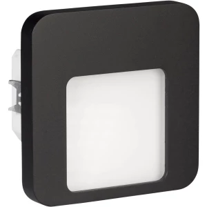 Zamel Moza 01-221-62 LED ugradbena zidna svjetiljka 0.42 W Toplo-bijela Crna slika