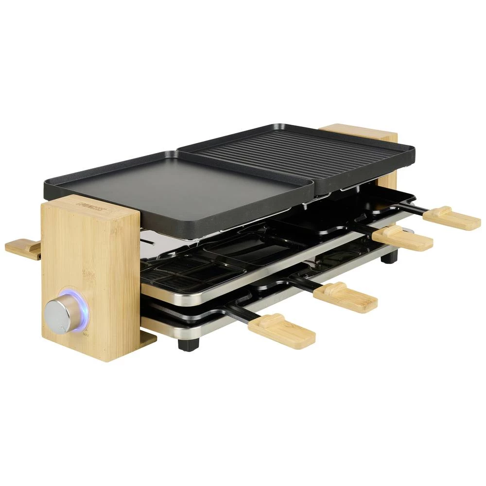 Princess 01.162918.01.001 Raclette 8 posuda drvo (svijetlo), crna slika