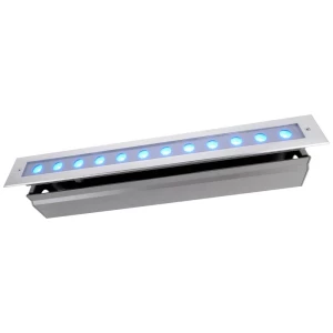 LED ugradna podna svjetiljka, Line V, kvadratna, drive-over, IP67, RGB, nehrđajući čelik/aluminij, srebrna Deko Light Line V RGB 730437 ugradno podno svjetlo LED fiksno ugrađena LED 21.60 W srebrna slika
