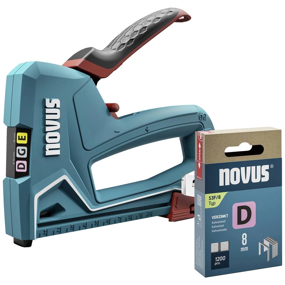 Novus Tools 030-0462 ručna klamerica Vrsta stezaljka tip 11, tip 53F Dužina spajalice 6 - 14 mm slika