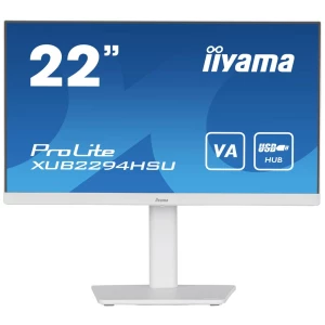 Iiyama PROLITE XUB2294HSU-W2 LED zaslon 54.6 cm (21.5 palac) Energetska učinkovitost 2021 D (A - G) 1920 x 1080 piksel Full HD 1 ms HDMI™, DisplayPort, USB, slušalice (3.5 mm jack) VA LED slika