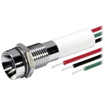 LED signalna lampica za ugradnju promjera 8mm - unutarnji reflektor - sa 600mm spojnim žicama - 12VDC crveno/zeleno/žuto CML 19TR0I12/6 LED smjerni crvena, zelena, žuta 12 V/DC