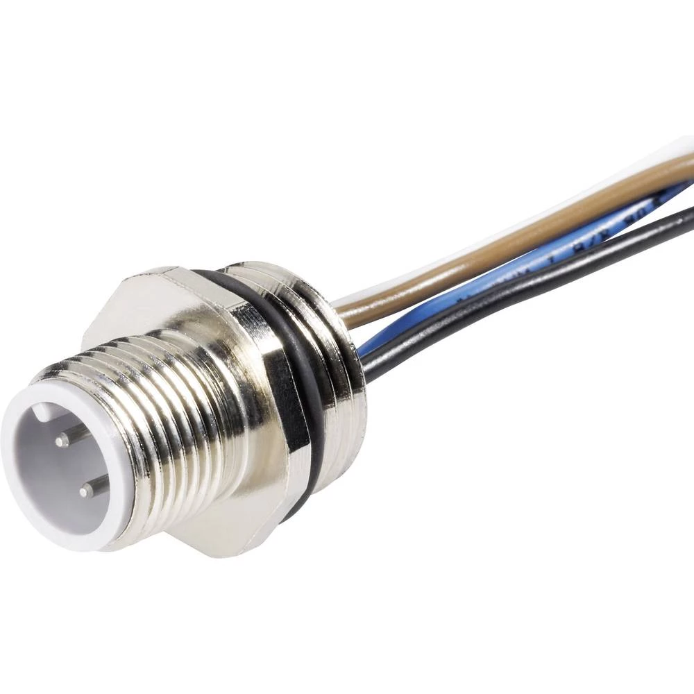 Hirschmann 932 916-206 Utični konektor za senzor/aktivator, konfekcionirani M12 Utikač, ugradni 100 ST slika