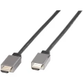 Vivanco HDMI Priključni kabel [1x Muški konektor HDMI - 1x Muški konektor HDMI] 1 m Crna slika