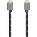 Hama    HDMI    priključni kabel    2 m    00200504        siva, crna    [1x muški konektor HDMI - 1x muški konektor HDMI] slika