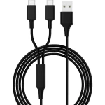Smrter USB kabel za punjenje USB 2.0 USB-A utikač, USB-C™ utikač 1.20 m crna