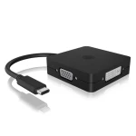 ICY BOX USB-C™ adapter [1x USB-C™ - 4x DisplayPort, HDMI®, DVI, VGA] IB-DK1104-C
