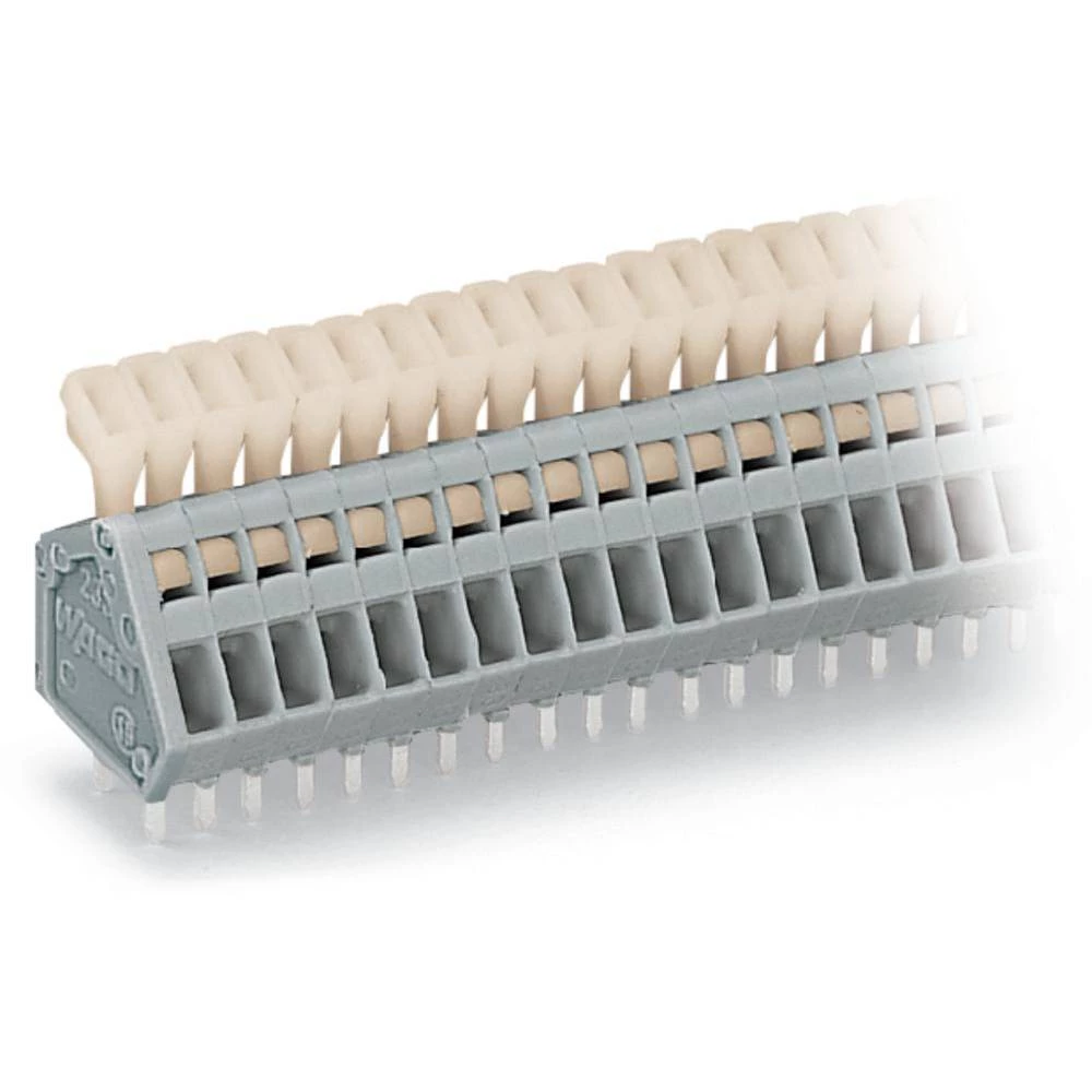 WAGO 233-203 opružna blok spojka 0.50 mm² Broj polova (broj) 3 siva 500 St. slika