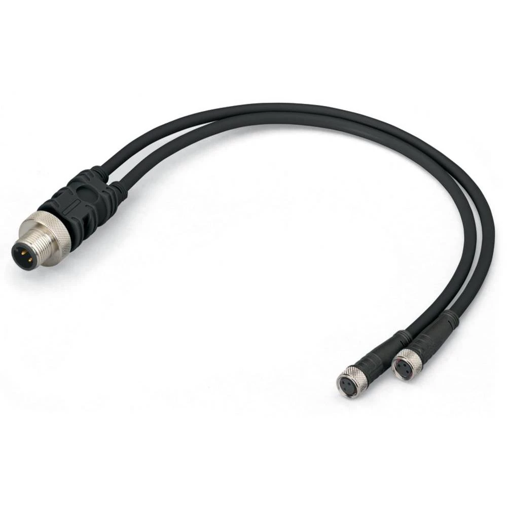 WAGO 756-5513/040-020 razdjenik i adapter za senzor/aktivator M8 ravni muški konektor, žženski konektor, ravni 2.00 m 10 slika