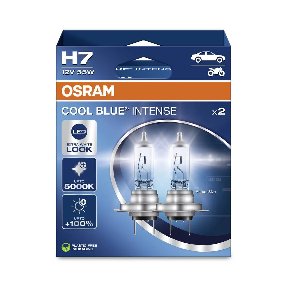 OSRAM 4062172387538 halogena žarulja COOL BLUE® INTENSE H7 55 W 12 V slika