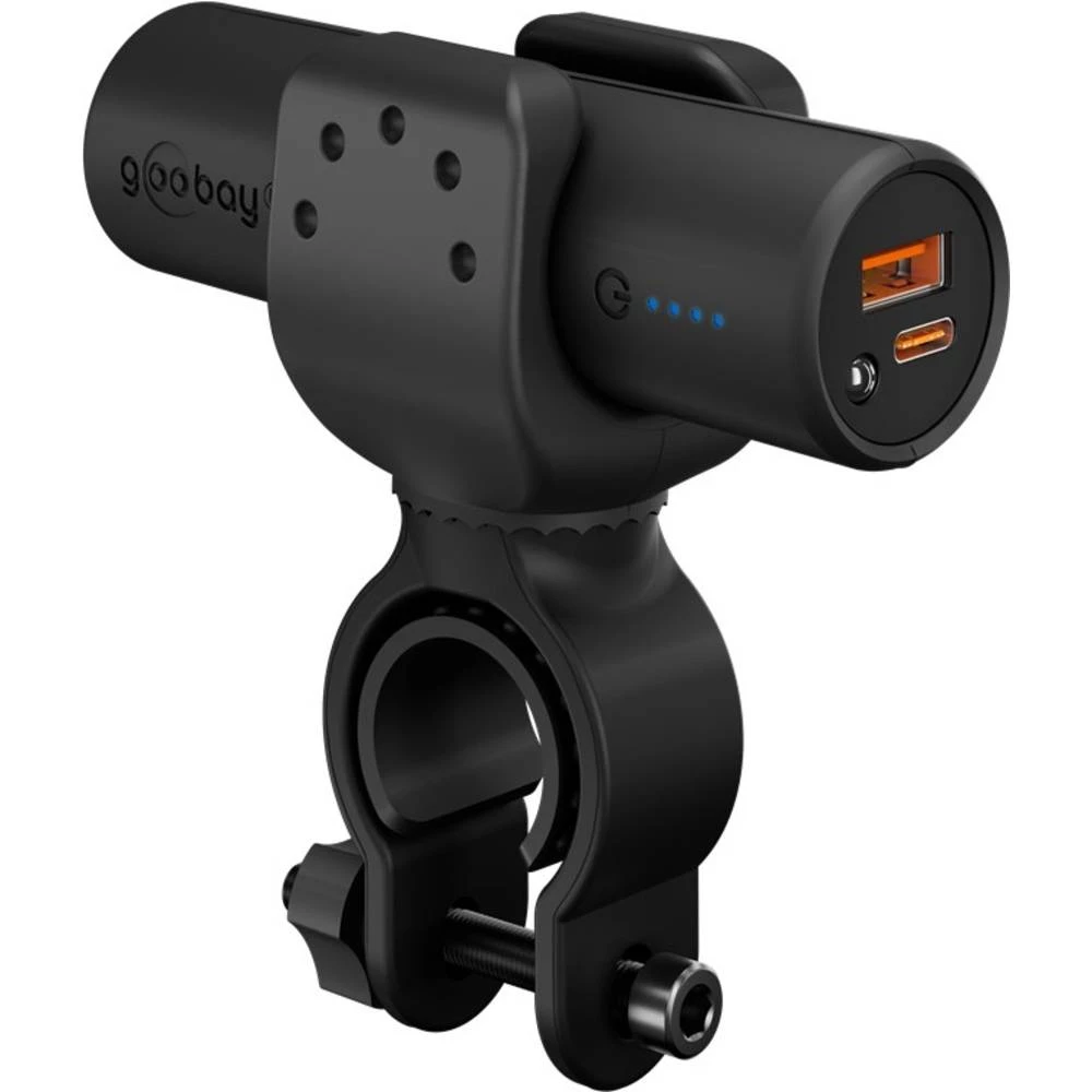 Goobay Goobay 60656 Powerbank für Fahrrad 5000 mAh Bike Fahrradhalterung USB Buchse PD powerbank (rezervna baterija) 500 slika